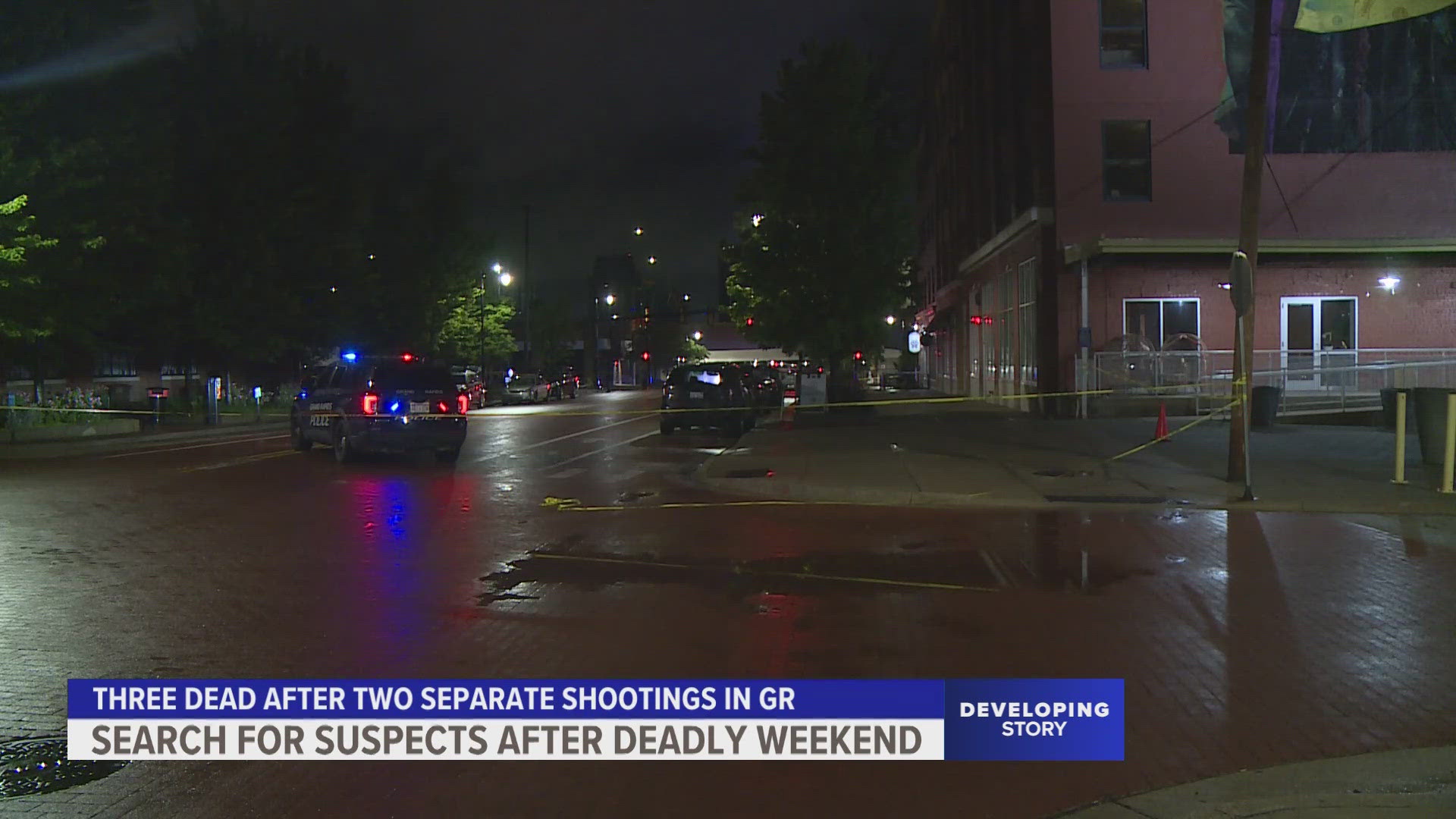 Three people are dead after two separate shootings over the weekend.