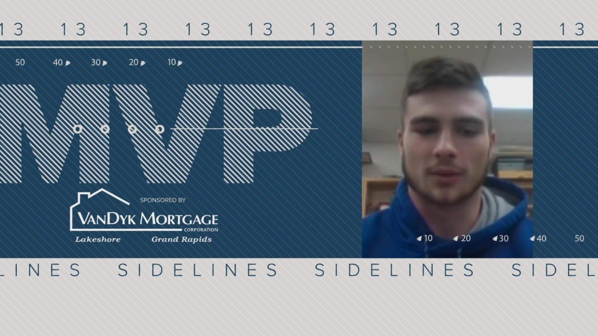We crown the VanDyk Mortgage 13 On Your Sidelines MVP of the Year.