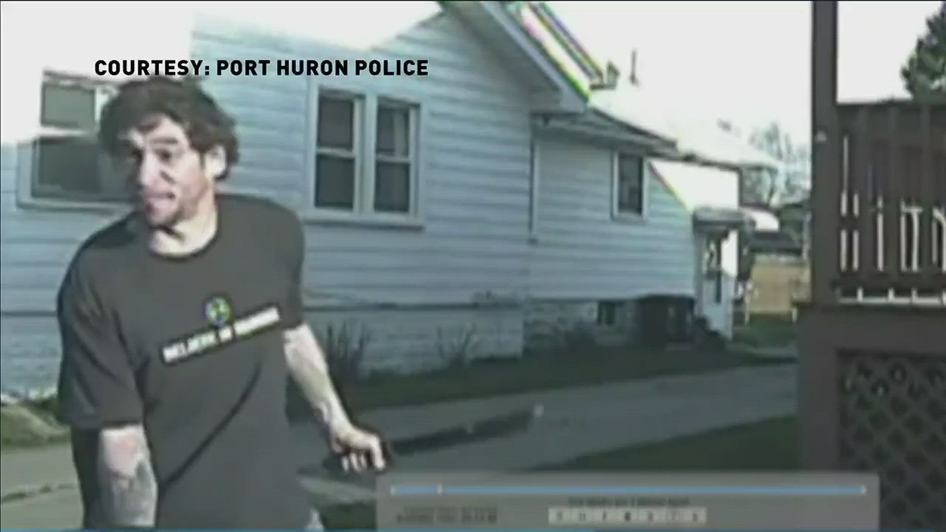 Man with machete held, allegedly charged Port Huron police