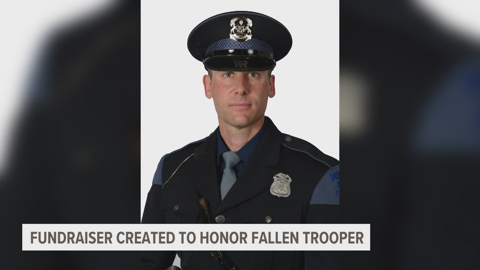 Less than a week after the death of a Michigan State Trooper in Saginaw County, the owner of a local company is doing something to remember him.