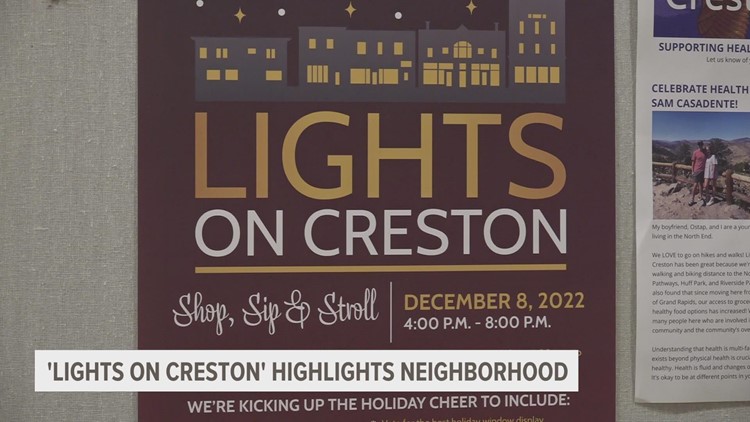 'Lights On Creston' shows off neighborhood businesses during holidays