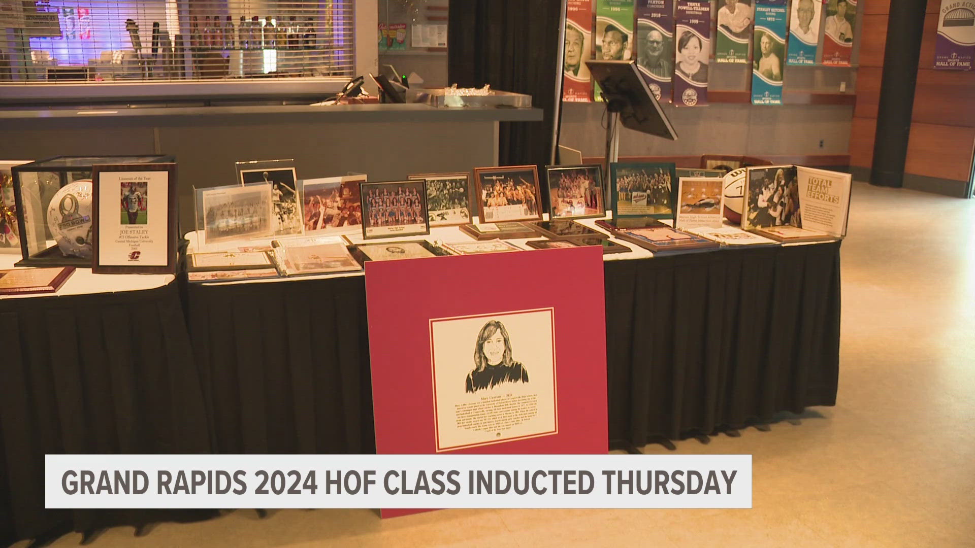 Thursday, the 2024 HOF class was inducted in Grand Rapids.