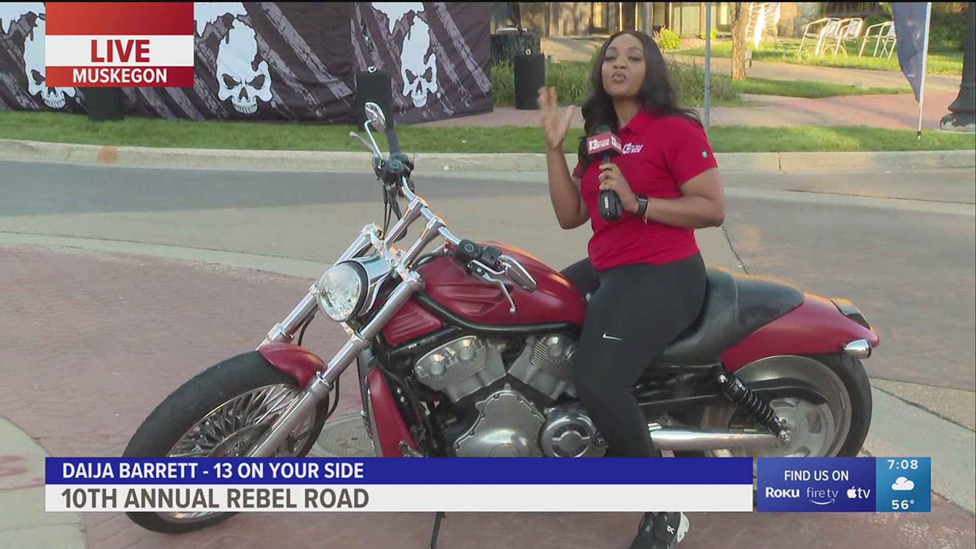 Bikers from all around are riding to Muskegon to take part in the annual gathering. 