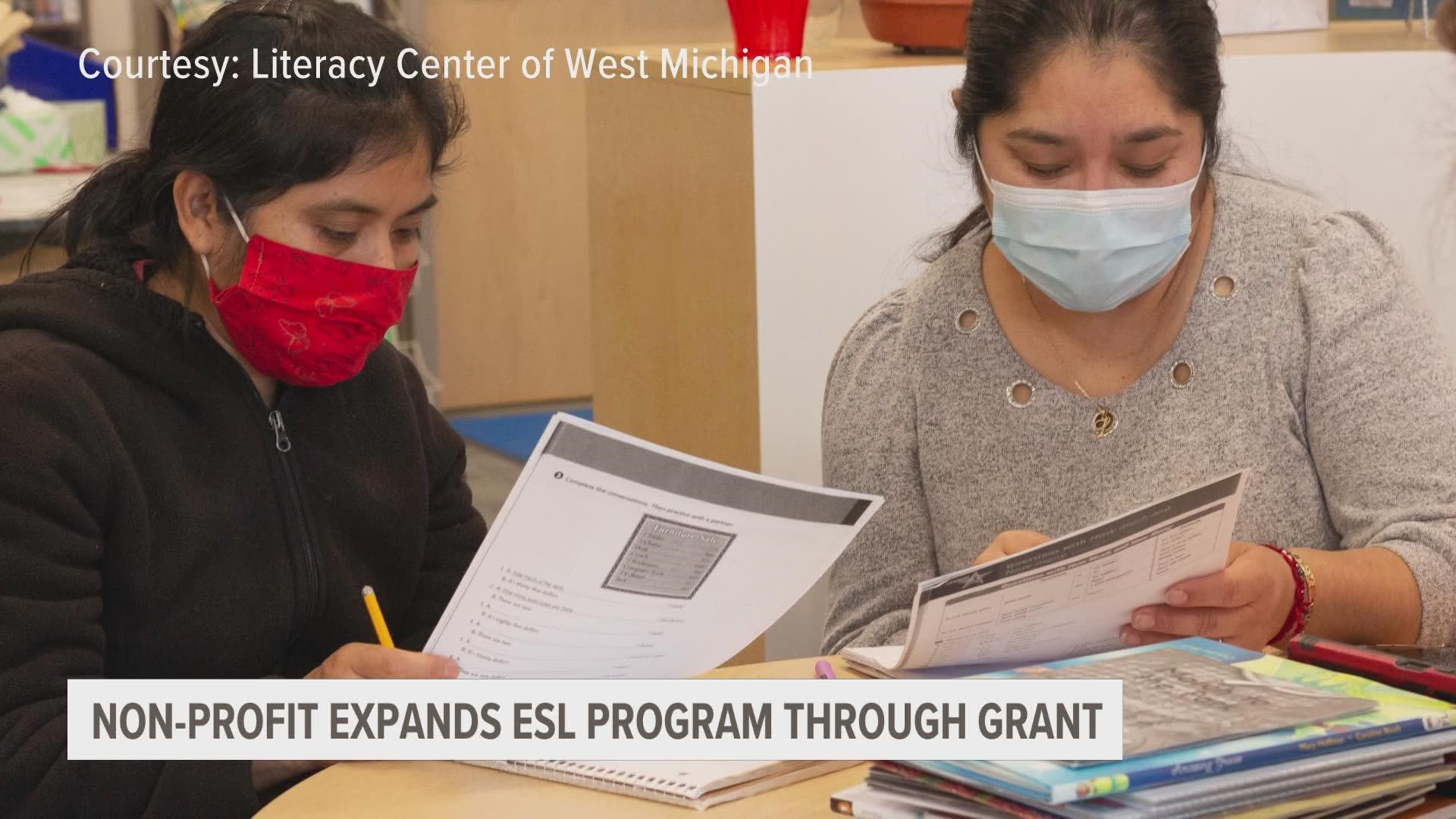 The Literacy Center of West Michigan is getting a boost to help twice as many immigrants learn English on their path to citizenship.