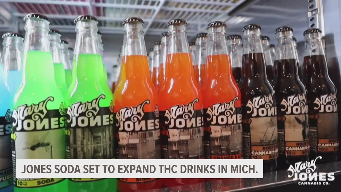 Jones Soda to release THC-infused drinks in Michigan