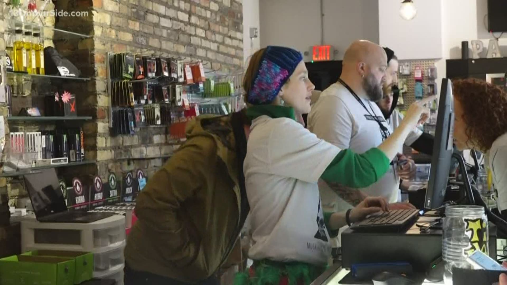 Park Place Provisionary is the first marijuana shop in West Michigan to start selling recreational pot.