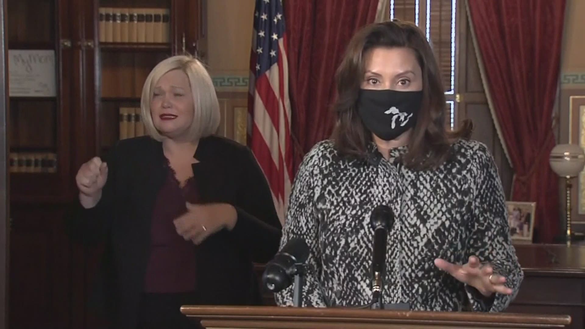 Gov. Gretchen Whitmer announced that her administration will implement another liquor buyback program and work with restaurants to allow SNAP benefits for meals.