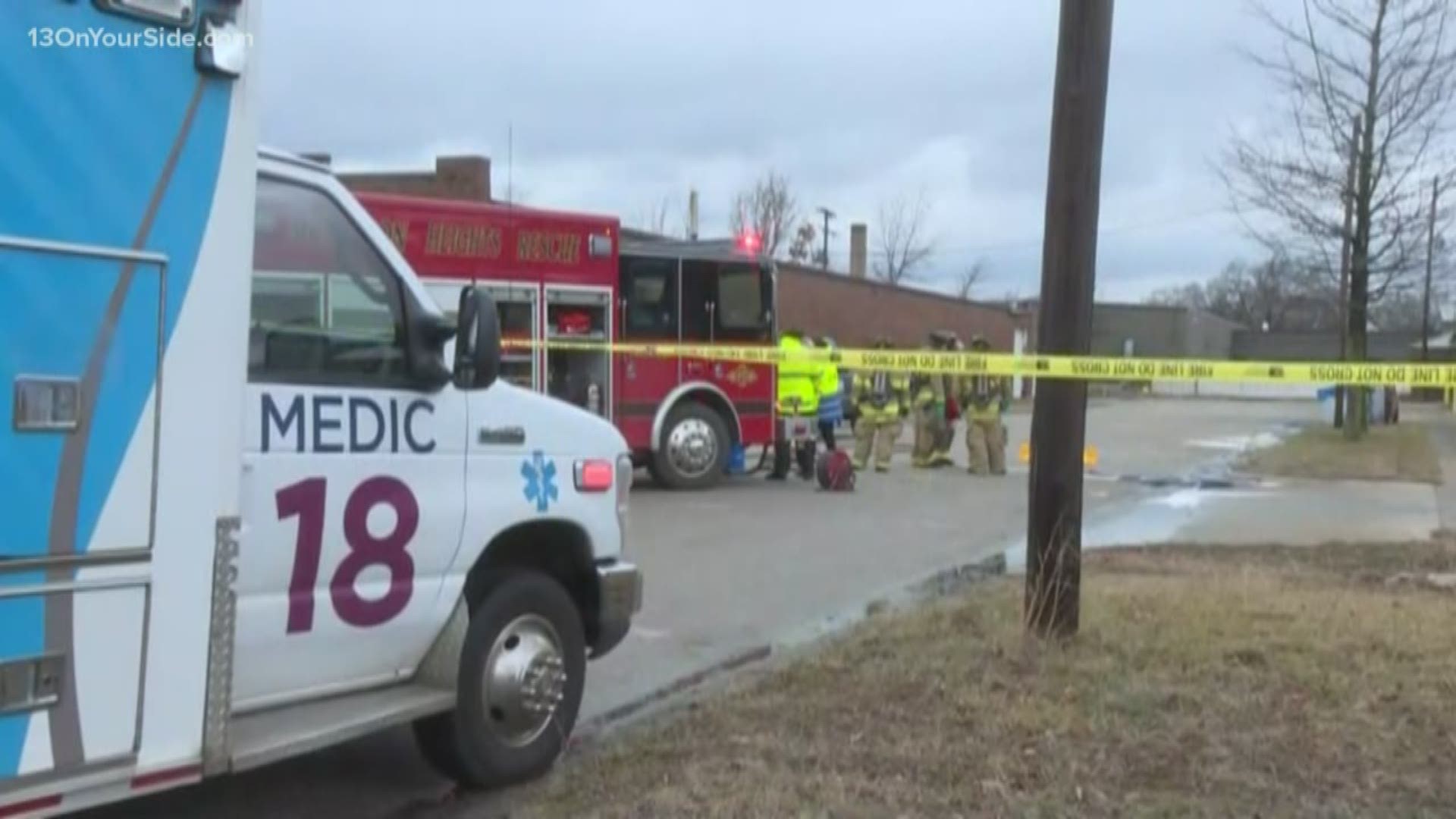 Staff was able to stop the spill from going downstream into a storm drain, according to Muskegon Fire Chief Christopher Dean.
