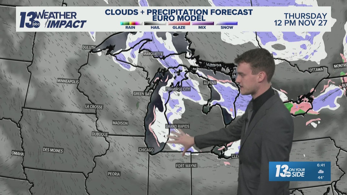 13 ON YOUR SIDE Forecast: Mild weather before a taste of winter late ...