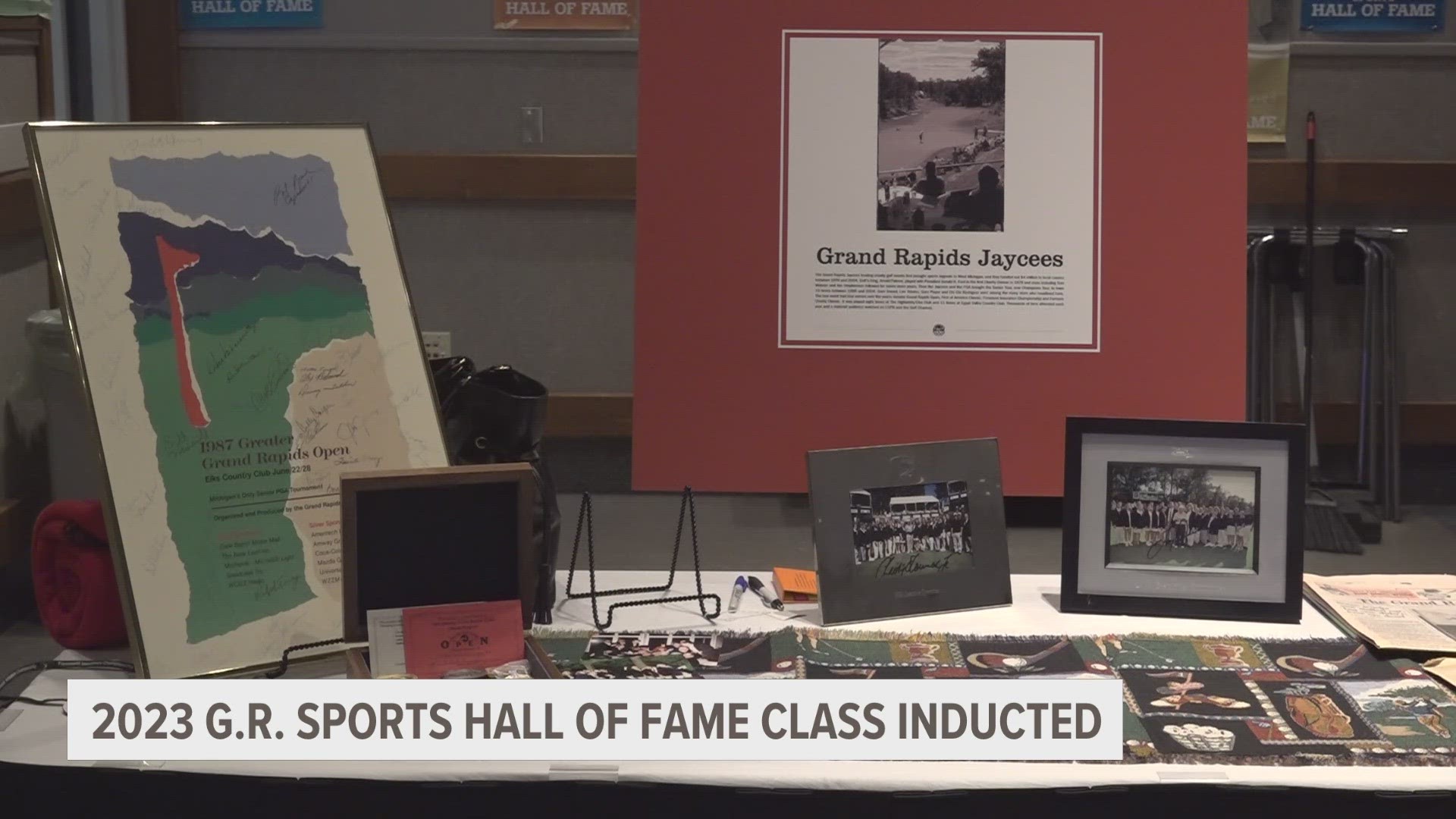 The Hall of Fame added six new members on Wednesday night at Van Andel Arena.