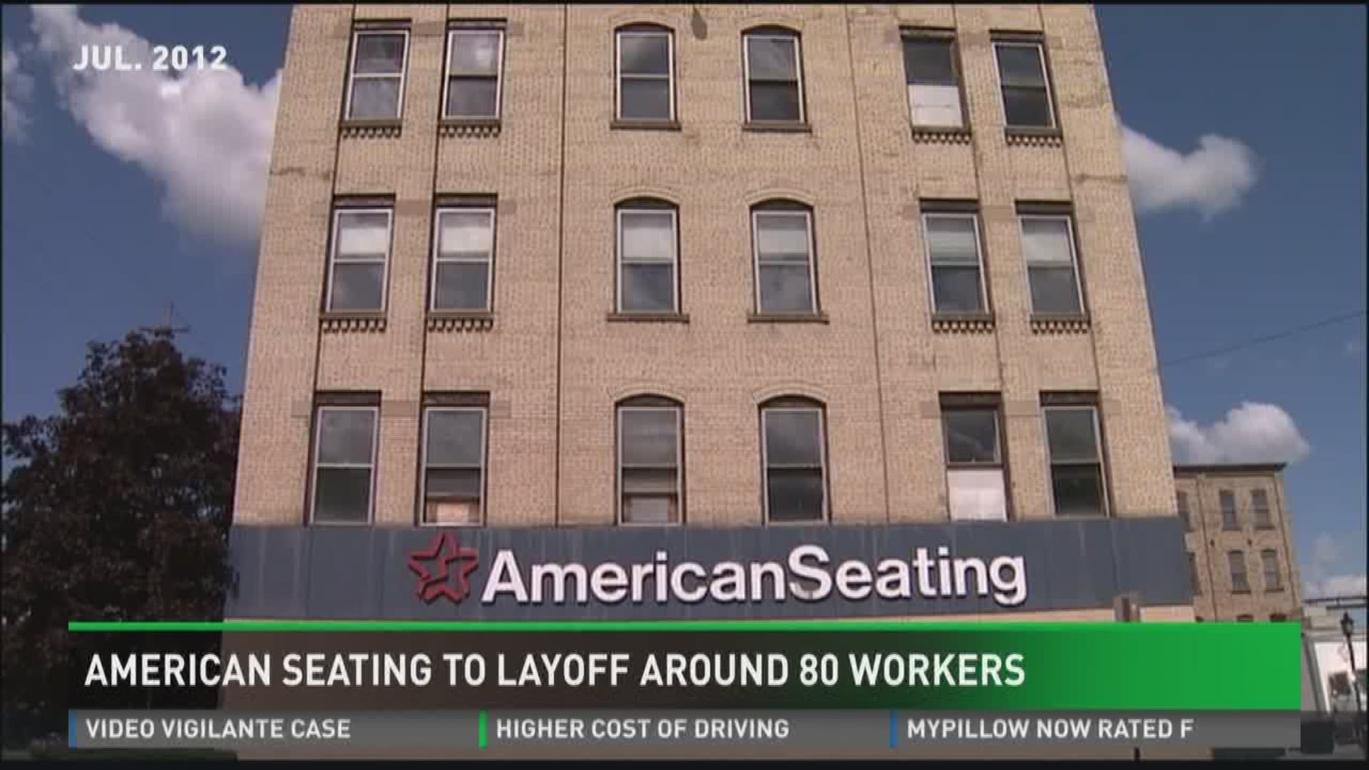 The company says some of the affected employees might have an opportunity to work for Irwin Seating after cuts at American Seating.