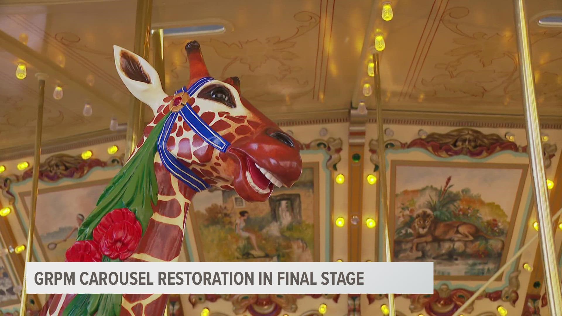 The carousel has been closed since 2020 and restoration began in 2017. It's still unclear when it will reopen. The Carousel is nearly 100 years old.
