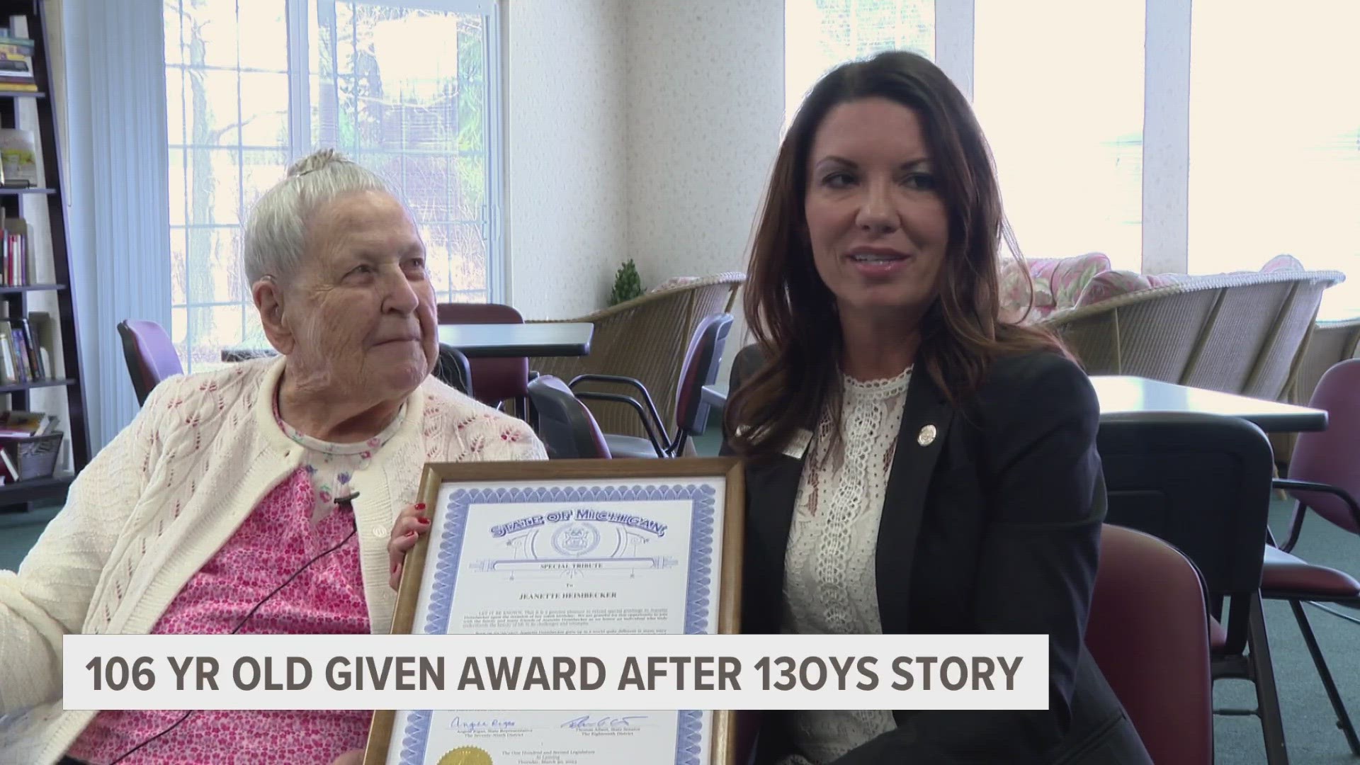 106-year-old given award after original 13 ON YOUR SIDE feature