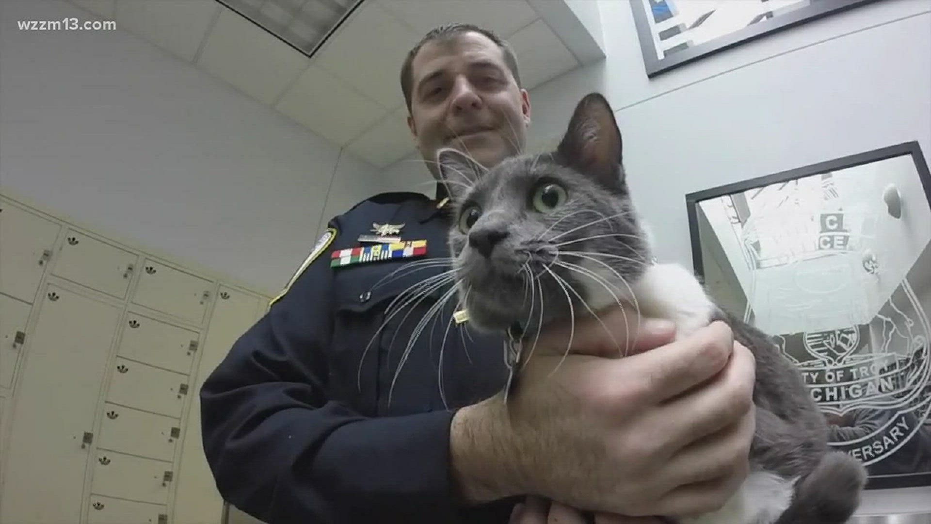 Troy PD adopted a cat
