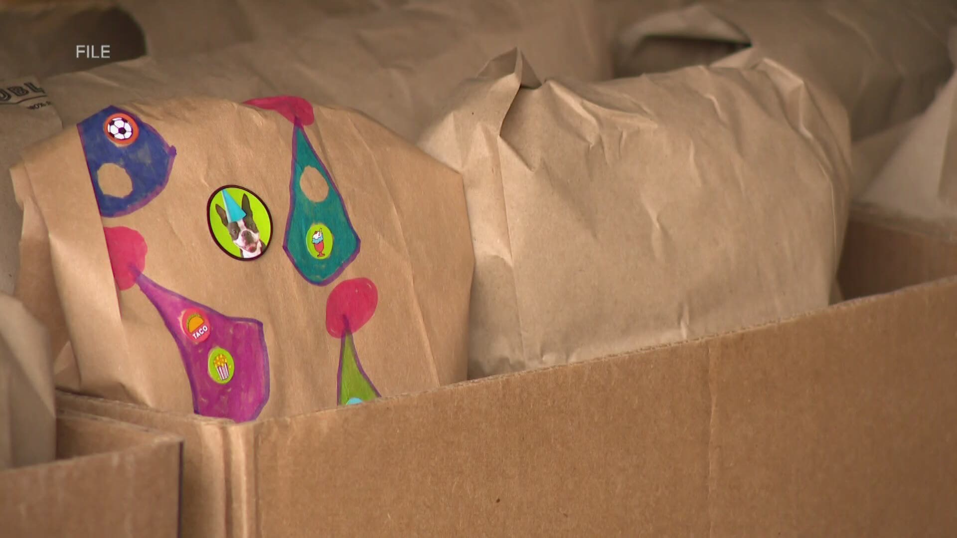Kids' Food Basket seeks 100,000 decorated bags for Brown Bag Decorating Day