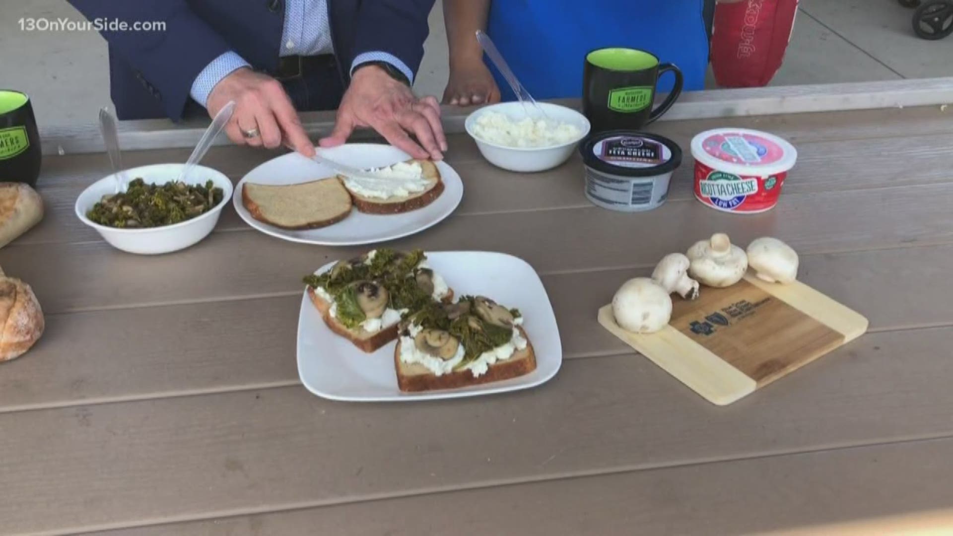Jelly? Butter? Are you bored of the everyday toast toppings? Well, you're in luck! We stopped by the Muskegon Farmers Market to meet registered dietitian Grace Derocha, who came up with a new twist on traditional toast.