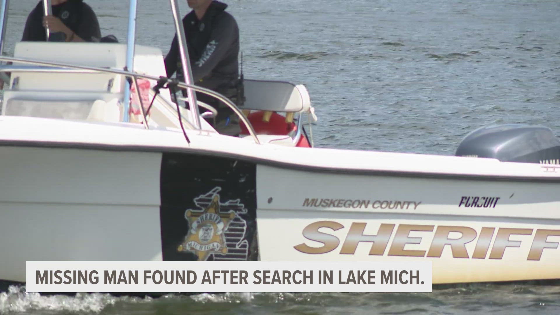 The Muskegon County Sheriff's Office said a 26-year-old man fell off a fishing boat into Lake Michigan Thursday. Crews recovered his body Friday morning.