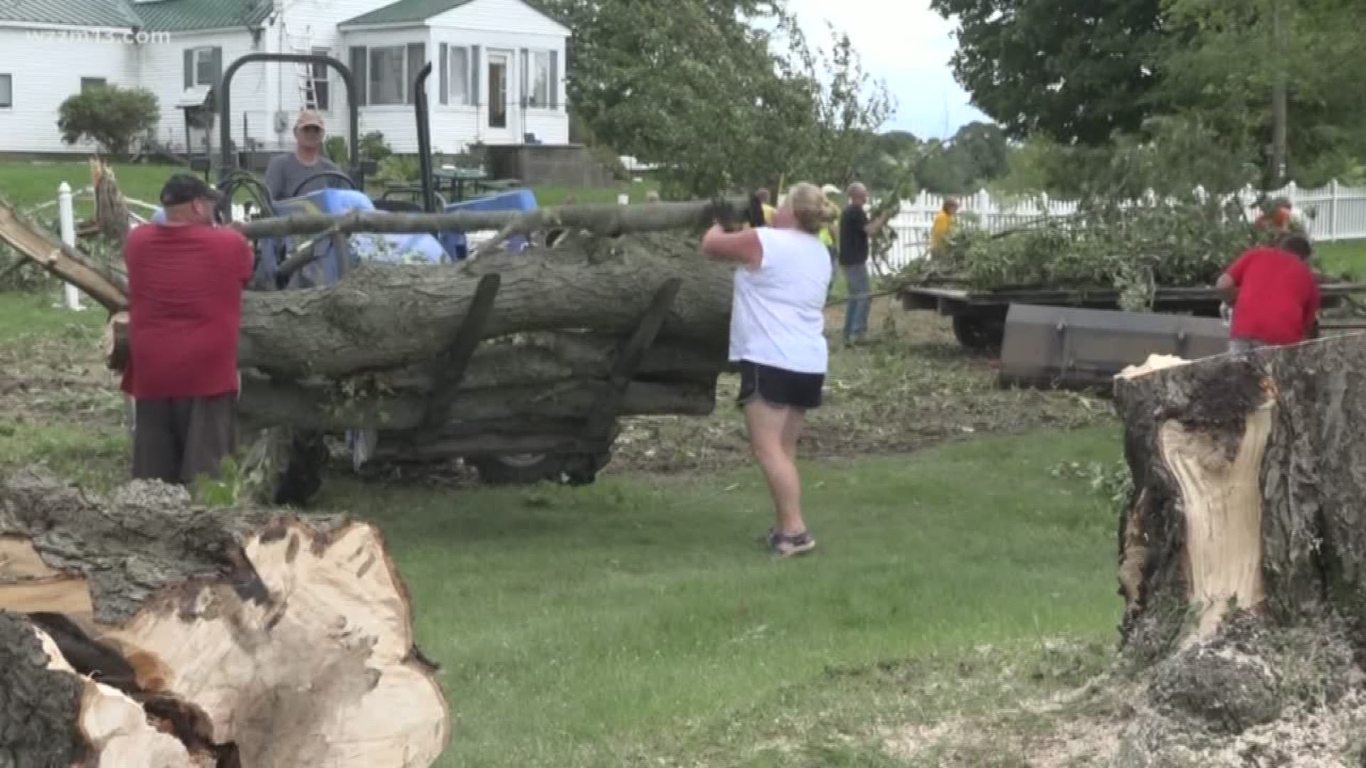 Tornado caused damage in Mecosta County