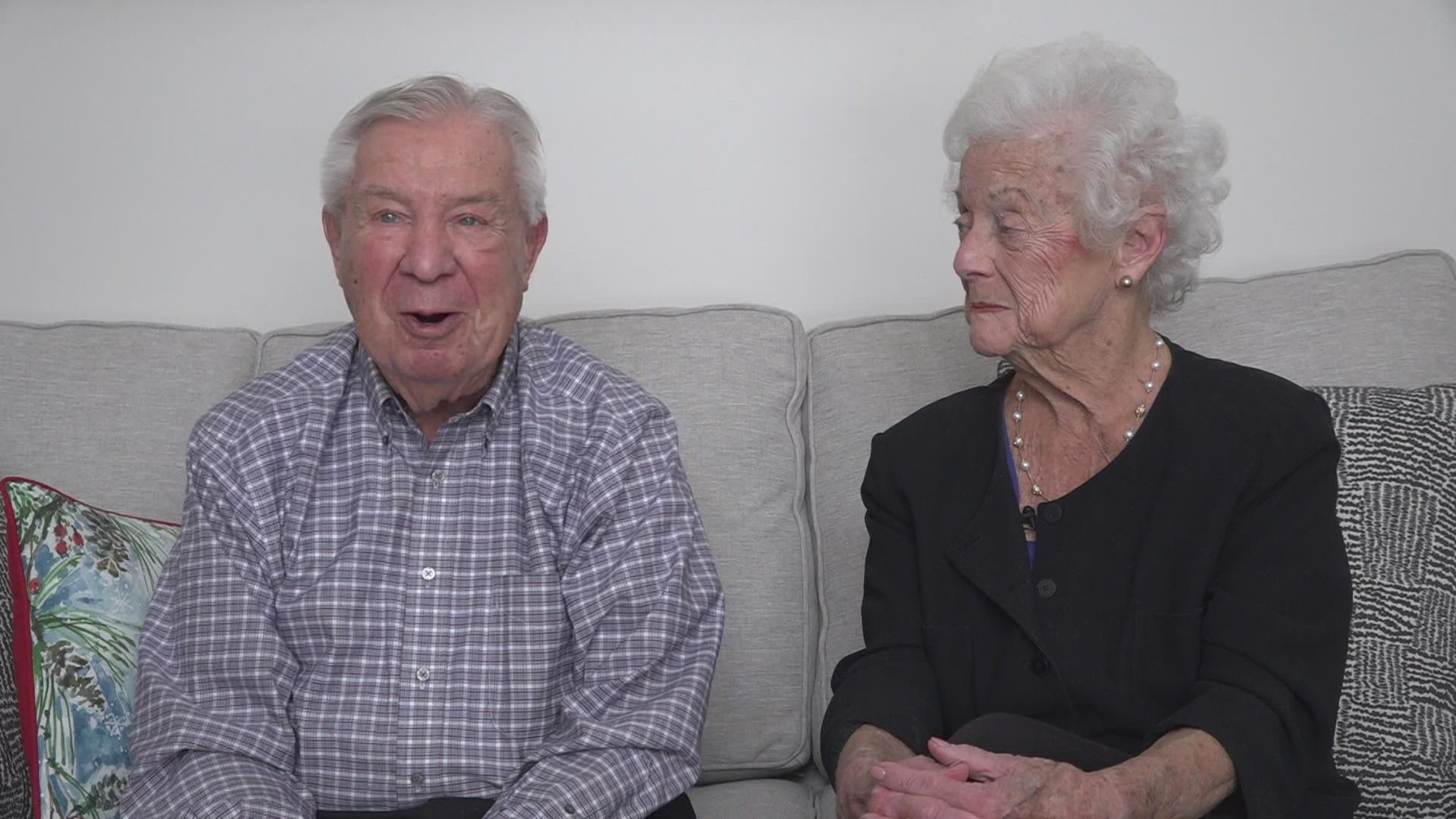 Mary Lu and Don Herzog's first date was around Valentine's Day more than 57 years ago.