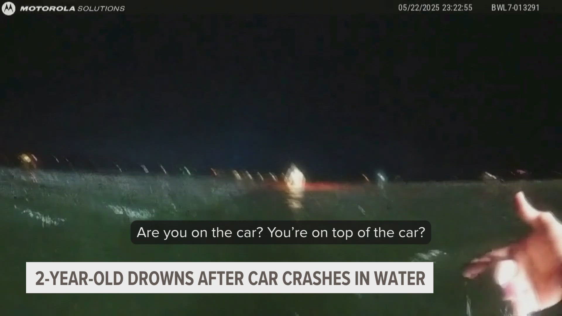 CAUGHT ON CAMERA: Troopers rescue driver, passengers in submerged car ...