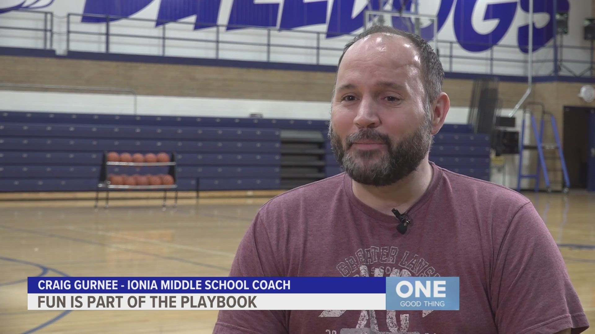 Craig Gurnee has gained quite a crowd following his half-court shot videos on TikTok, but there's a deeper story behind this coach's fun-loving nature.