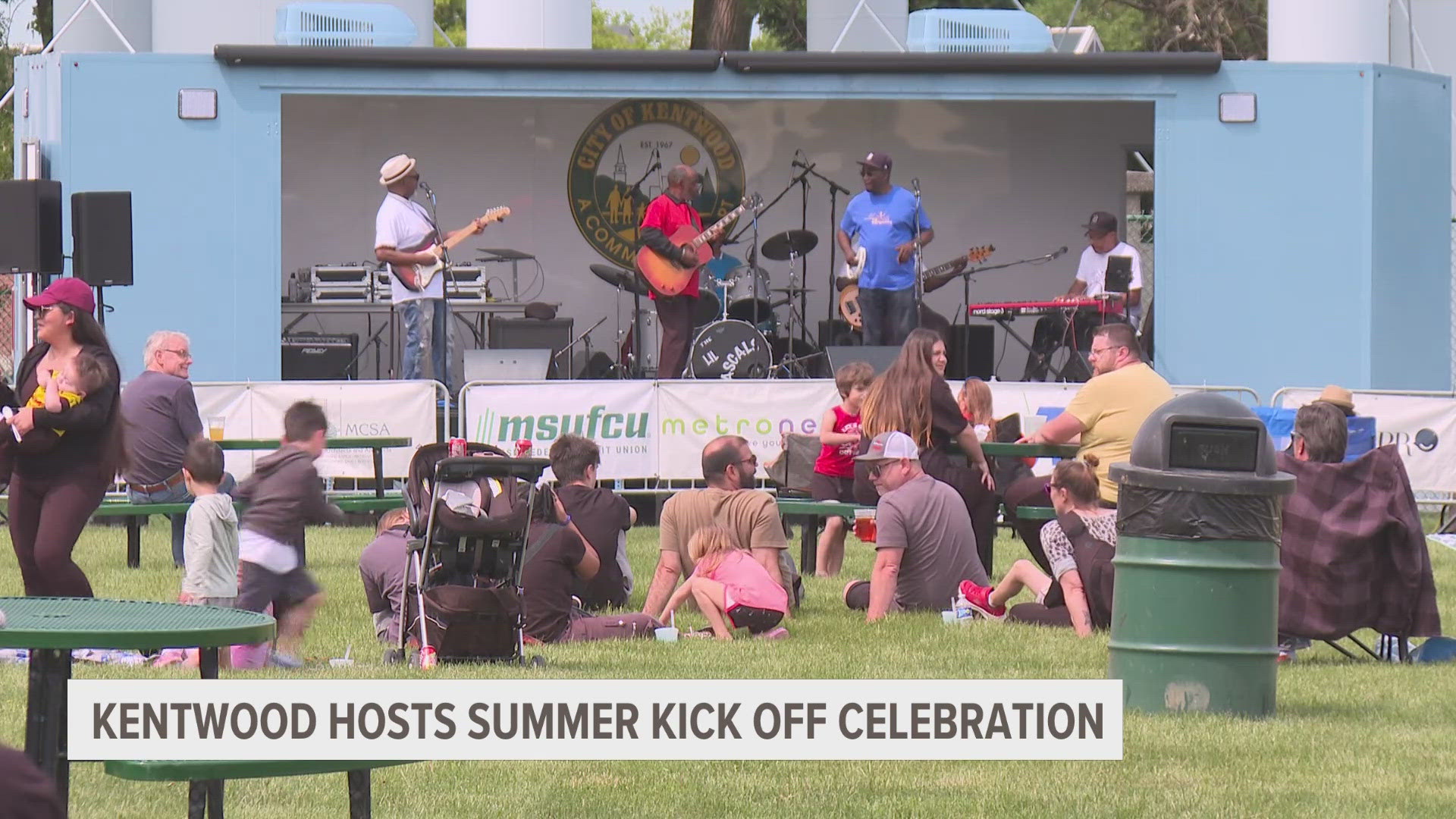 The festival took place around City Hall and featured more than 20 food trucks, kids' activities, live music, market vendors and a beer tent.