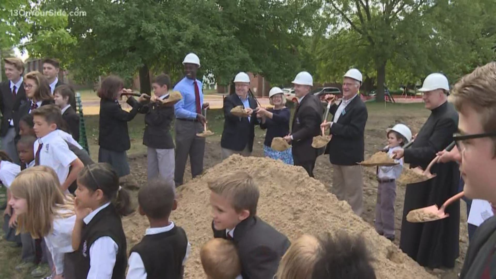 The playground will be located on the southeast side of John Ball Zoo's park near Sacred Heart Academy.