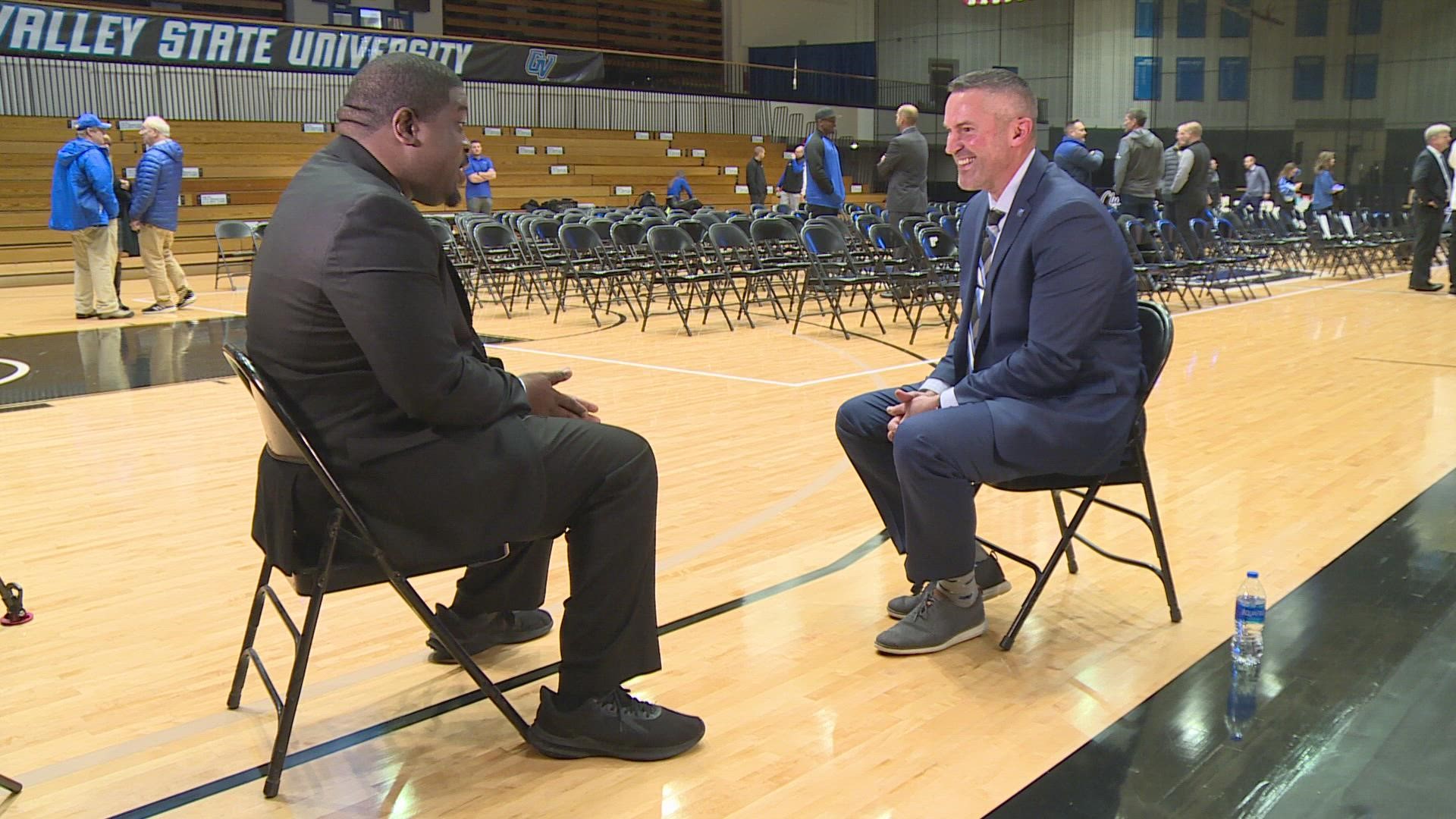 13 ON YOUR SIDE sat down with new Grand Valley State University football coach Scott Wooster to get his plans on where he plans to steer the Lakers.