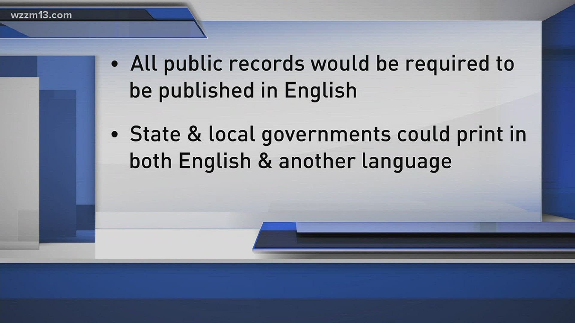 Michigan's official state language up for debate