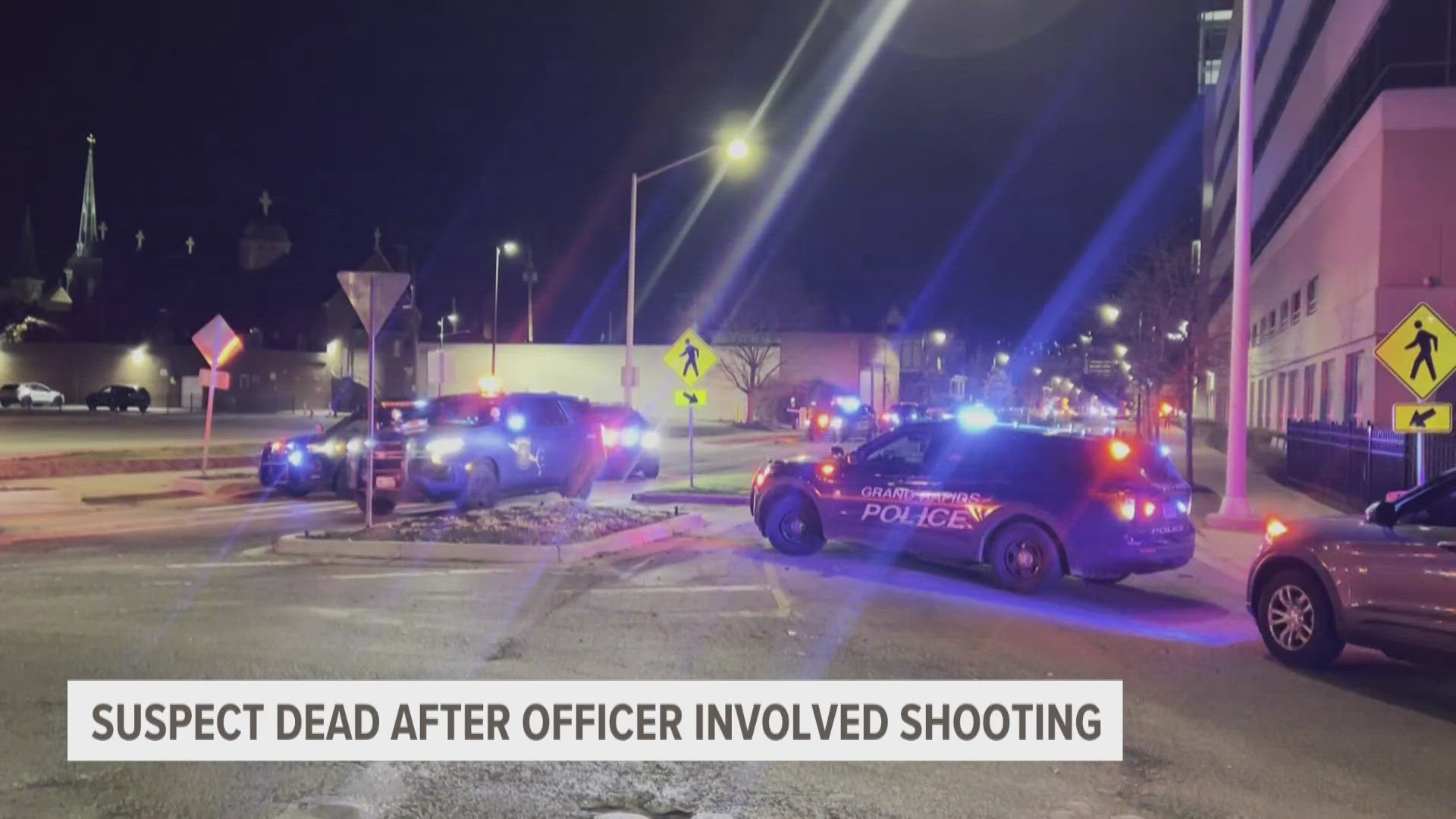 Chief Winstrom said it doesn't appear that the man was intending to hurt anyone, but instead had been intending to end his own life with "suicide by cop." 