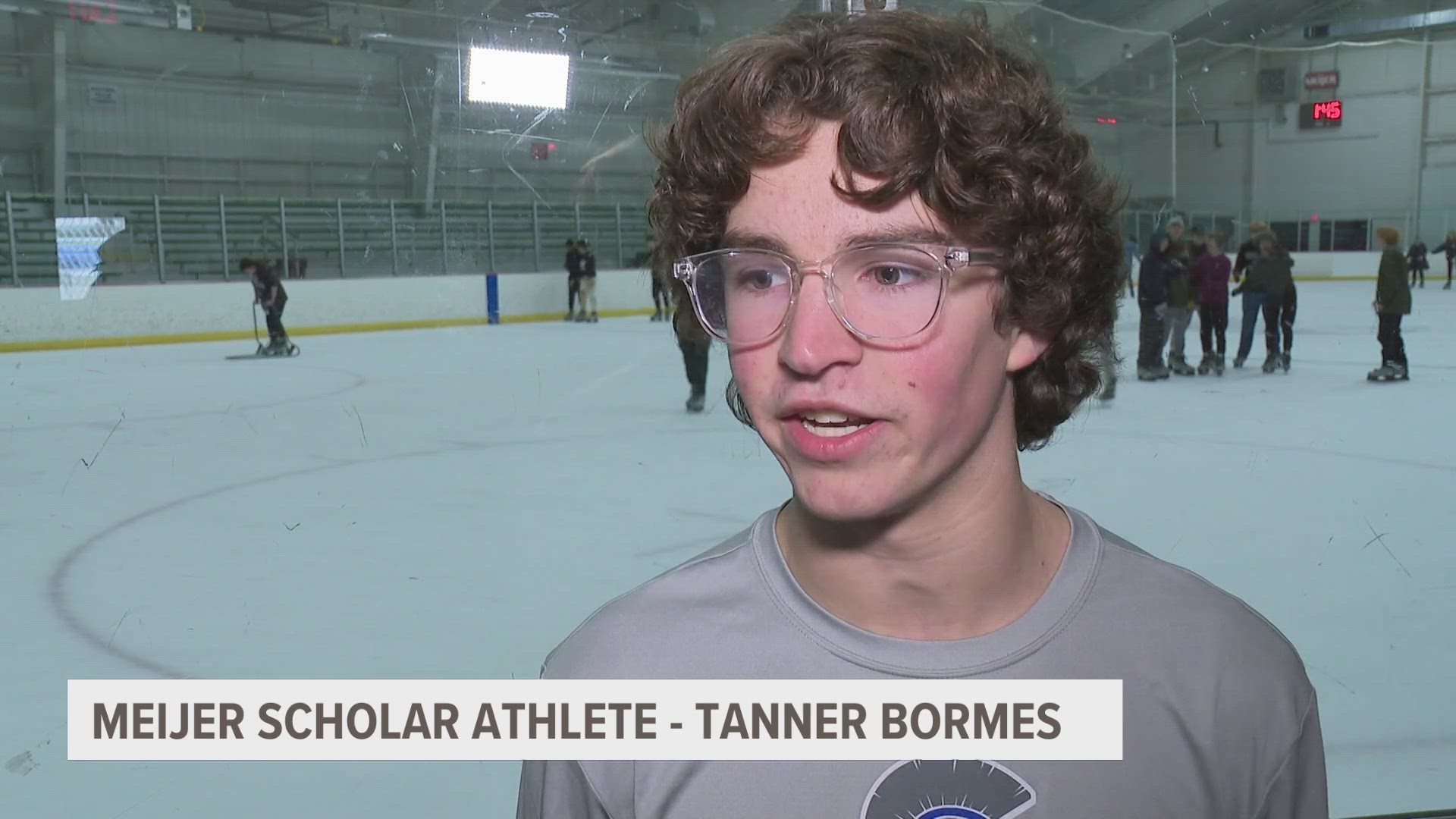 Sparta's Bormes plays hockey, tennis and baseball while maintaining his 4.03 GPA.