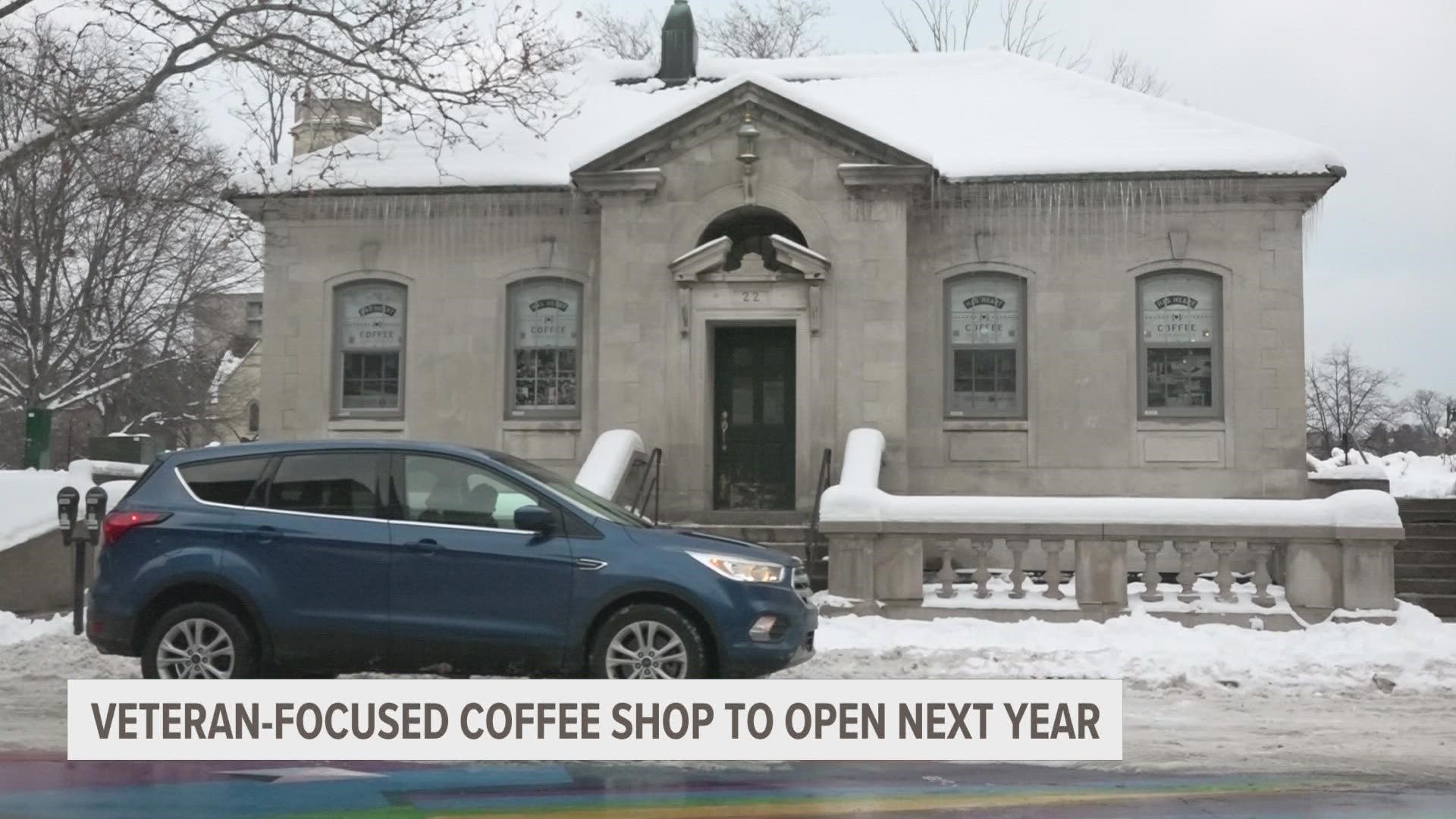 Has Heart plans to open a coffee shop in Veterans Memorial Park.