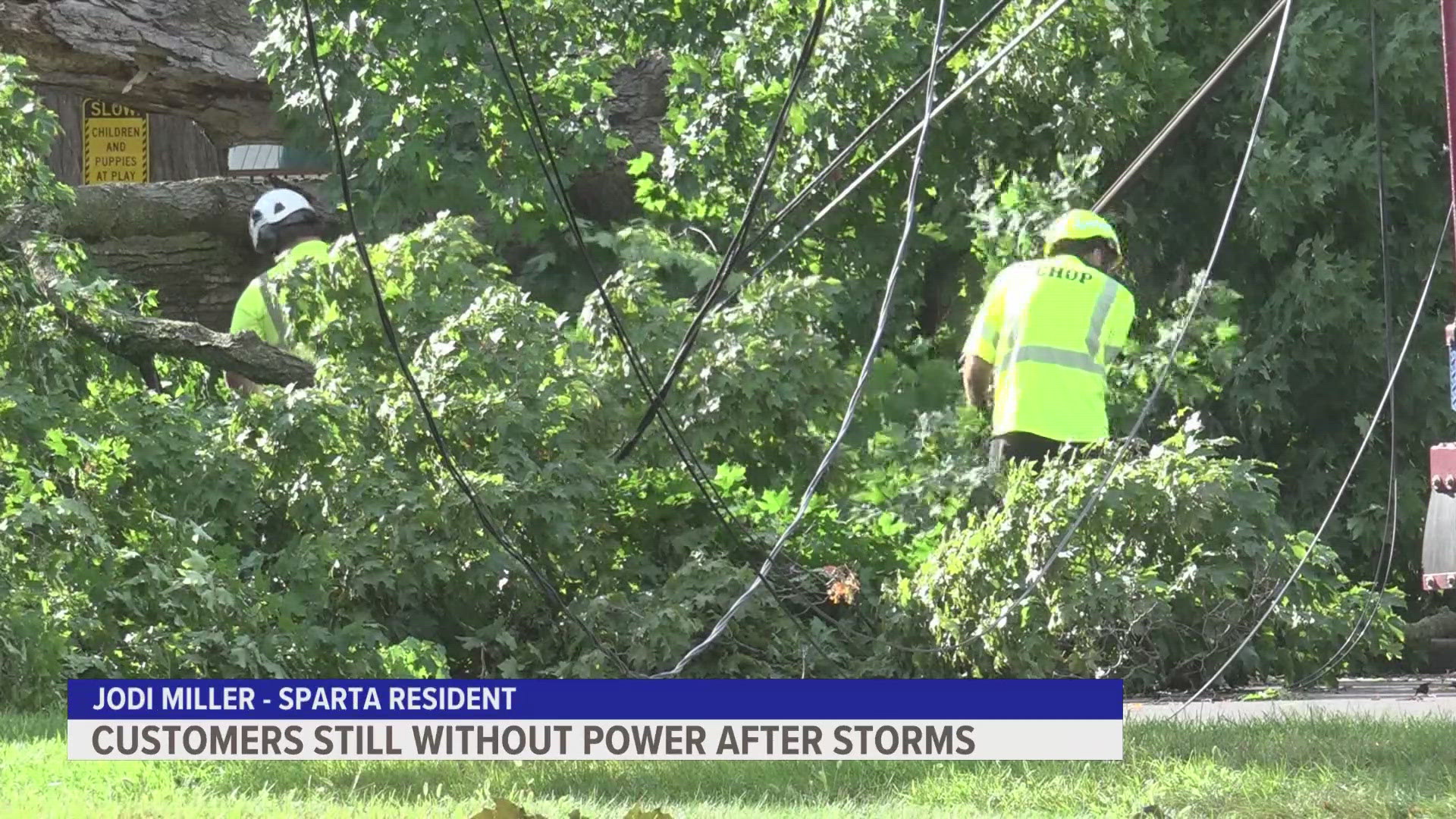 Consumers Energy crews have been working around the clock to restore electricity to thousands of customers who had power knocked out during storms.