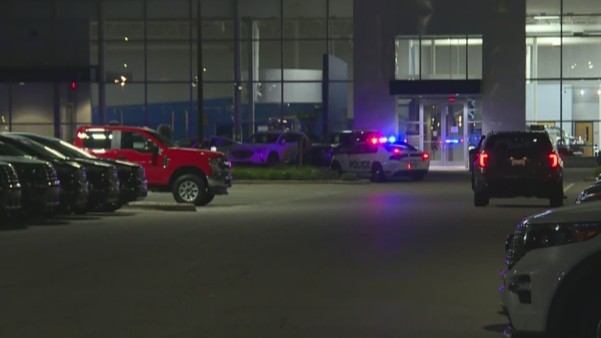 Police were investigating a possible break-in at a Kentwood car dealership early Friday morning.