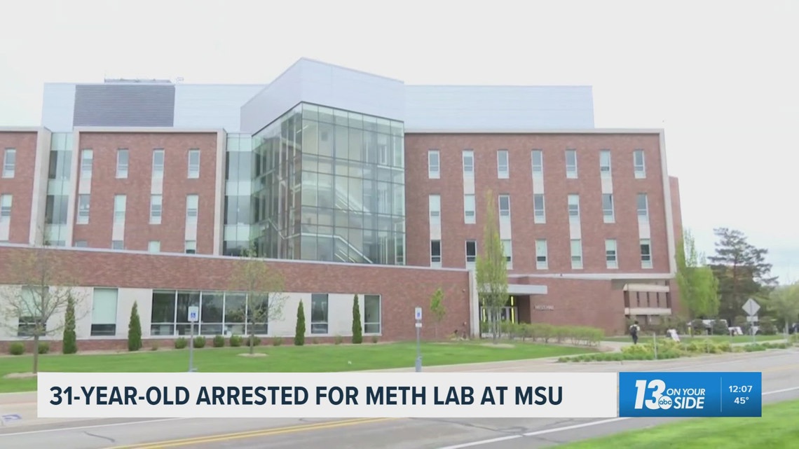 31-year-old arrested for meth lab ingredients at MSU | wzzm13.com