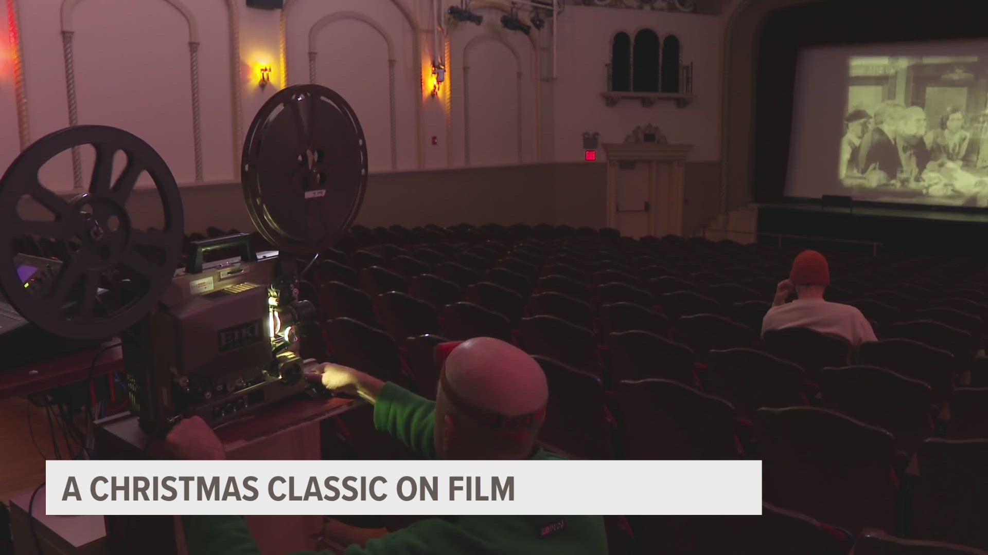 Wealthy Theatre in Grand Rapids is showing the Christmas classic "It's a Wonderful Life" on a 16mm film this holiday season.