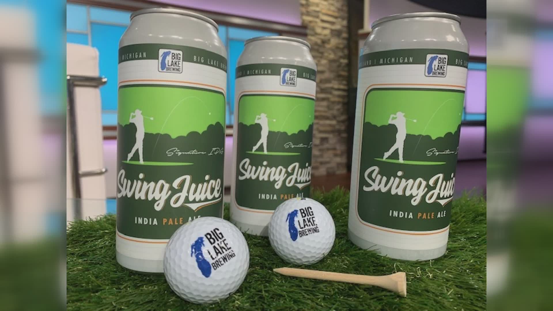 If you like golf and beer then you're going to want to try out the new Swing Juice that just hit the shelves at Big Lake Brewing.