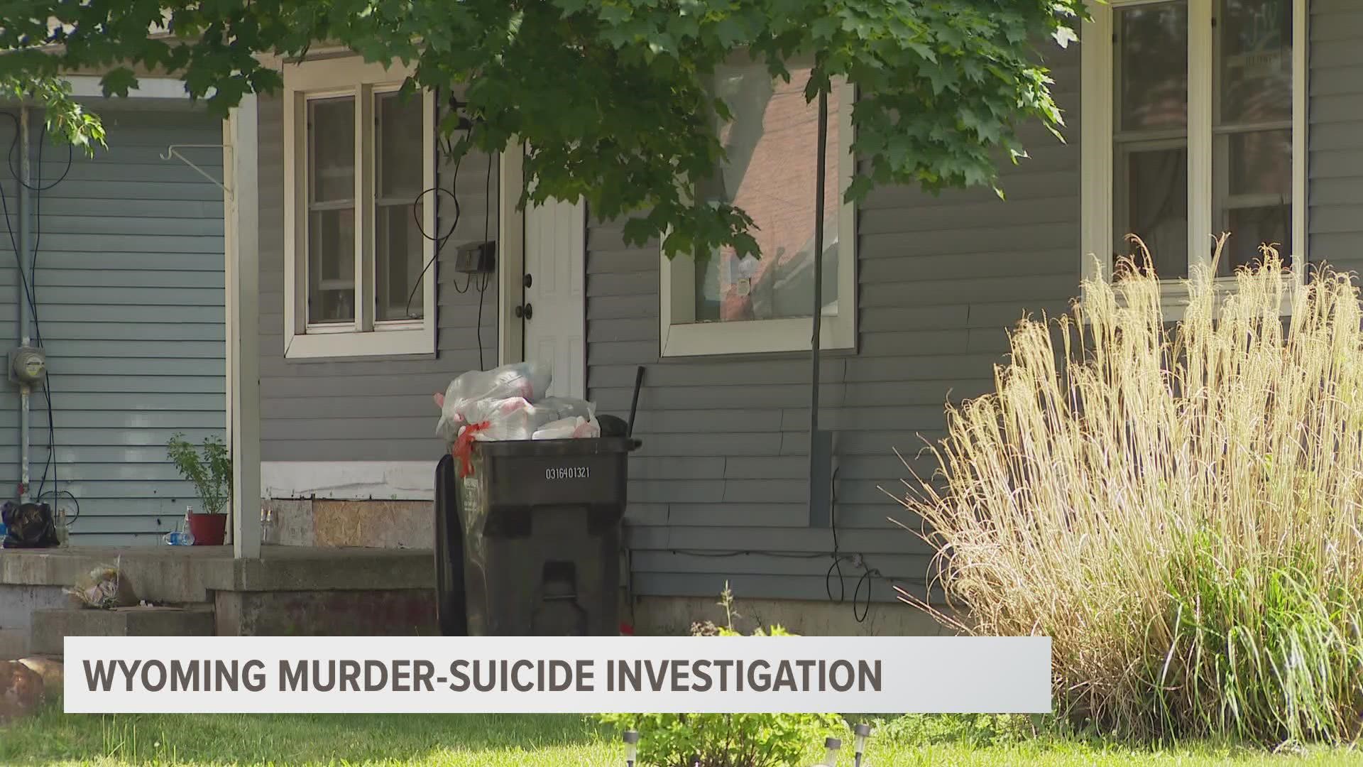 The Wyoming Public Safety Chief says three other children, all under the age of 10, were inside the home at the time and were not hurt.