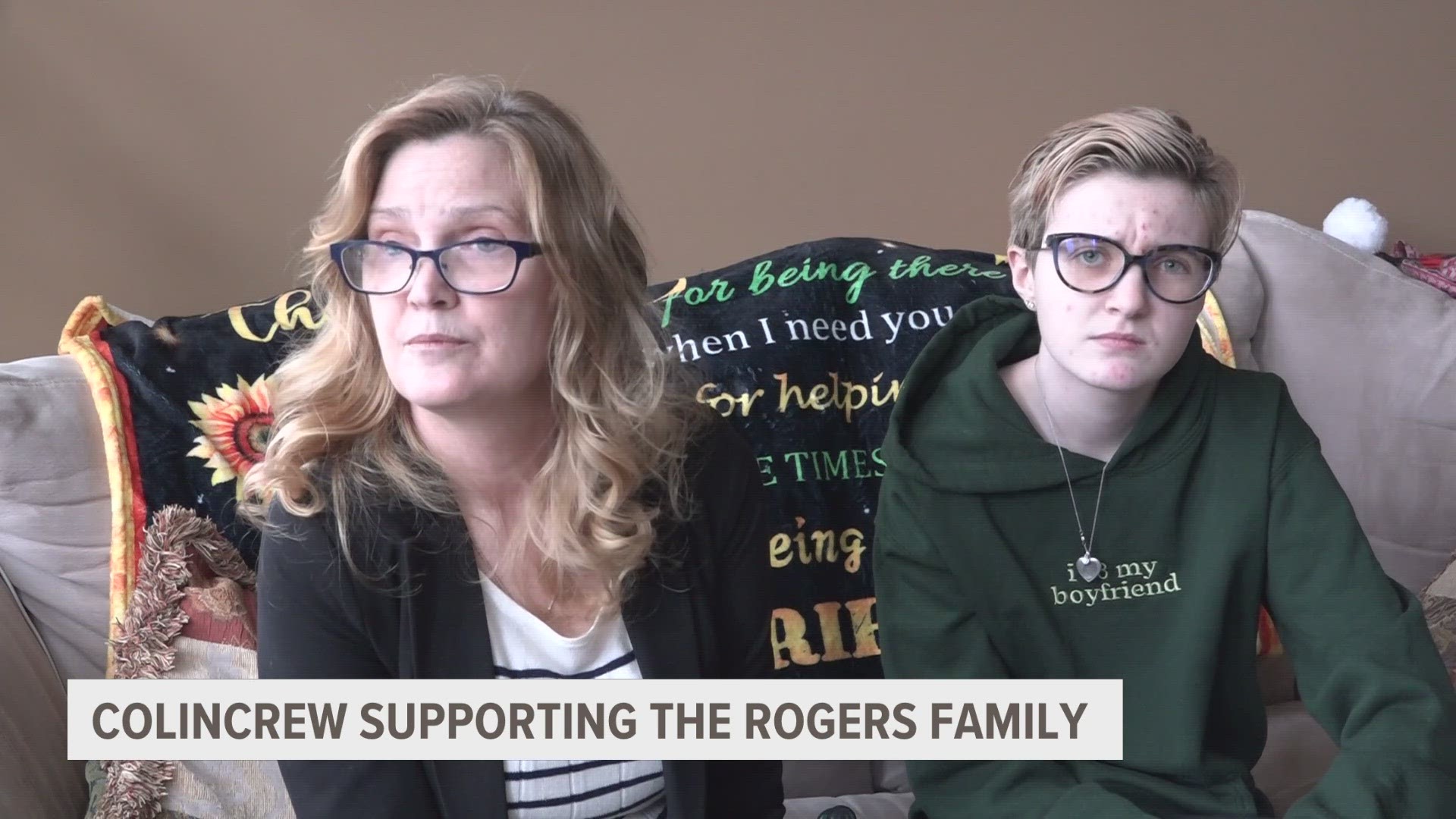 "No family should be living like this," said Nadean Moore as members of ColinCrew aim to keep the Rogers family afloat.