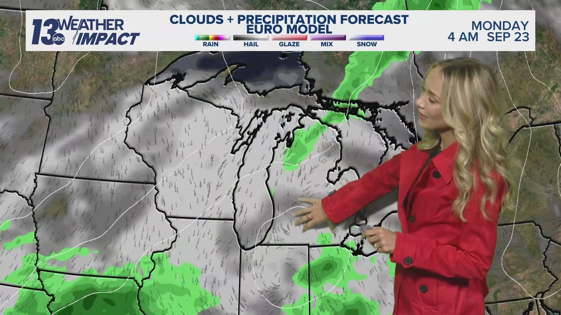 Chances remain slim for any significant measurable rain.