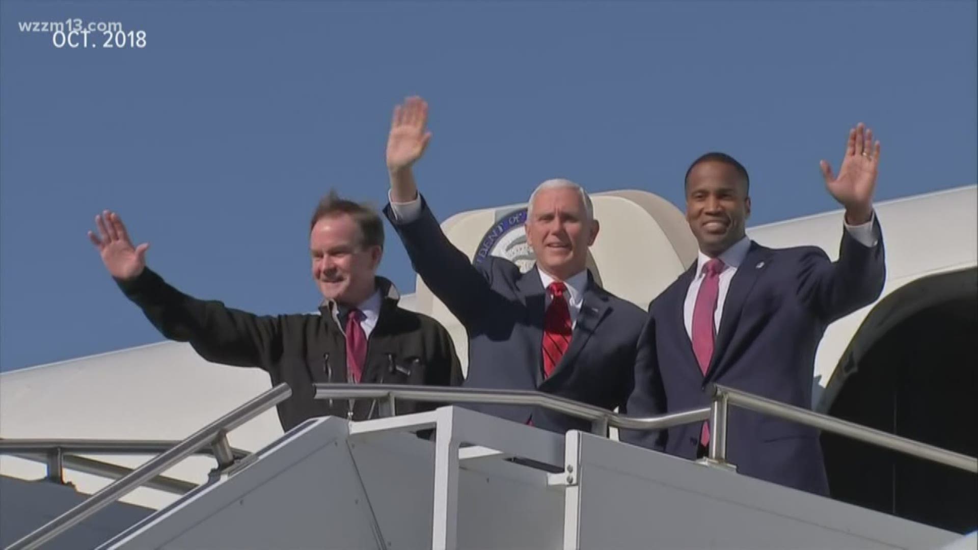Vice President Mike Pence will be in the Detroit area on Wednesday, April 24.