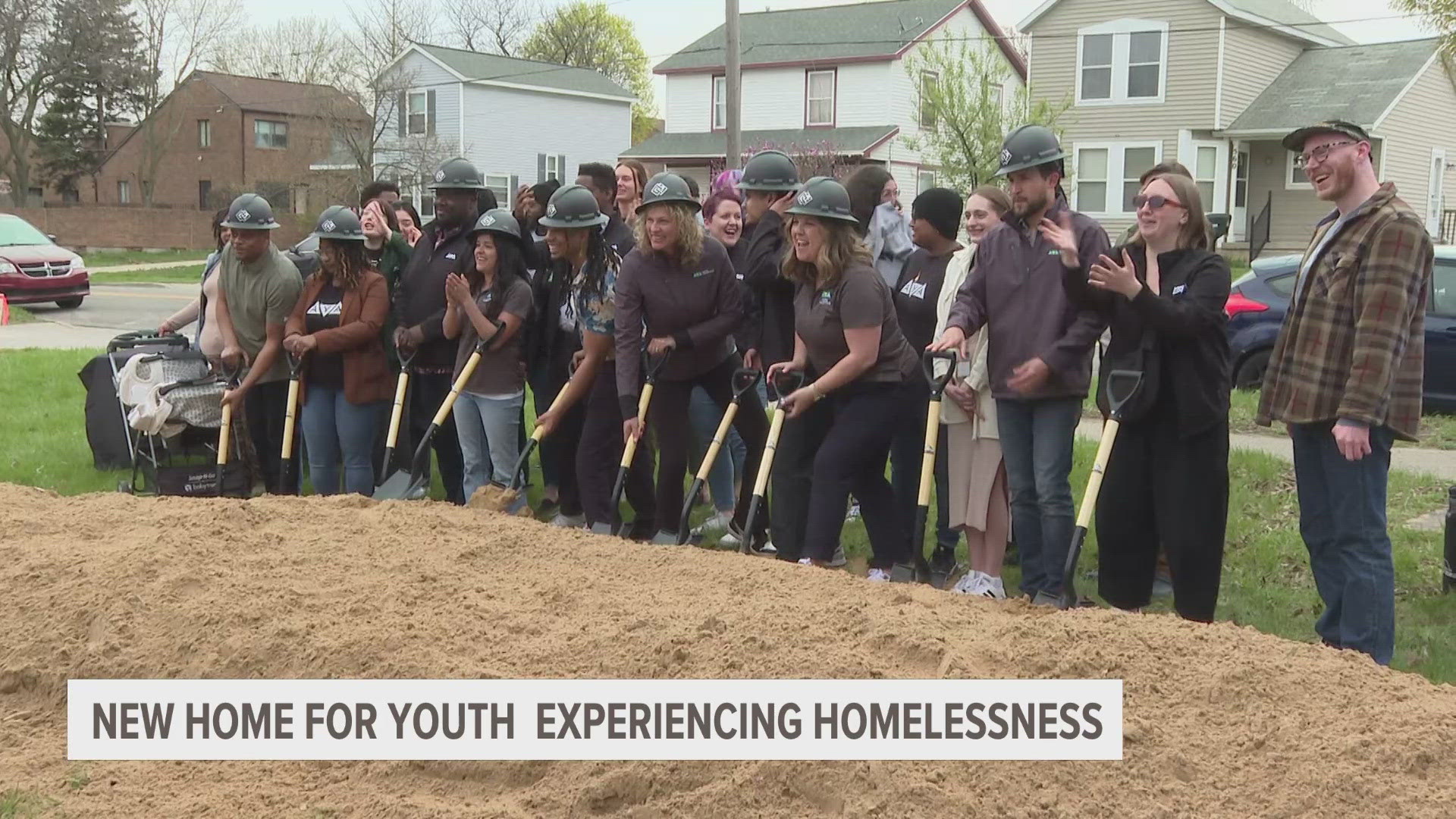 A West Michigan non-profit that supports young people experiencing homelessness is breaking ground on its first ever home build.