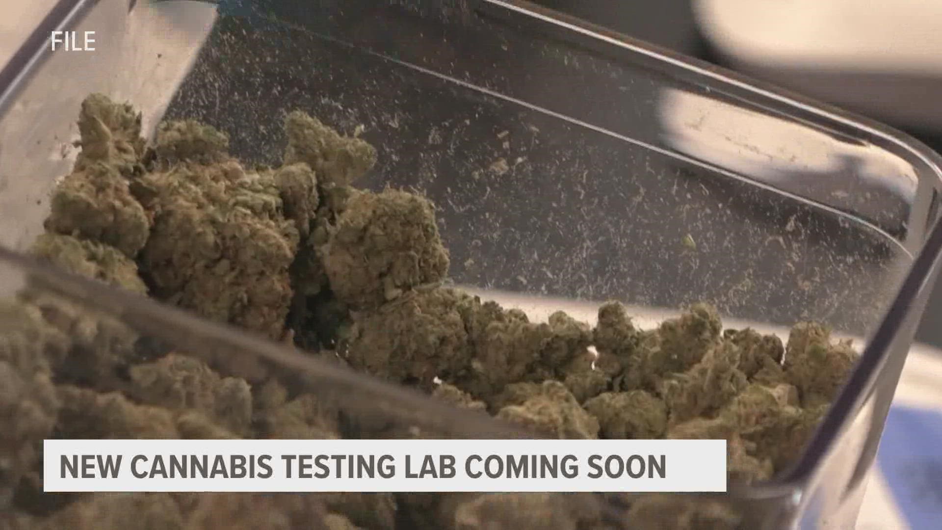 Hummingbird Labs is opening on Division Avenue Southeast, to make sure cannabis products are safe before being sold in stores.