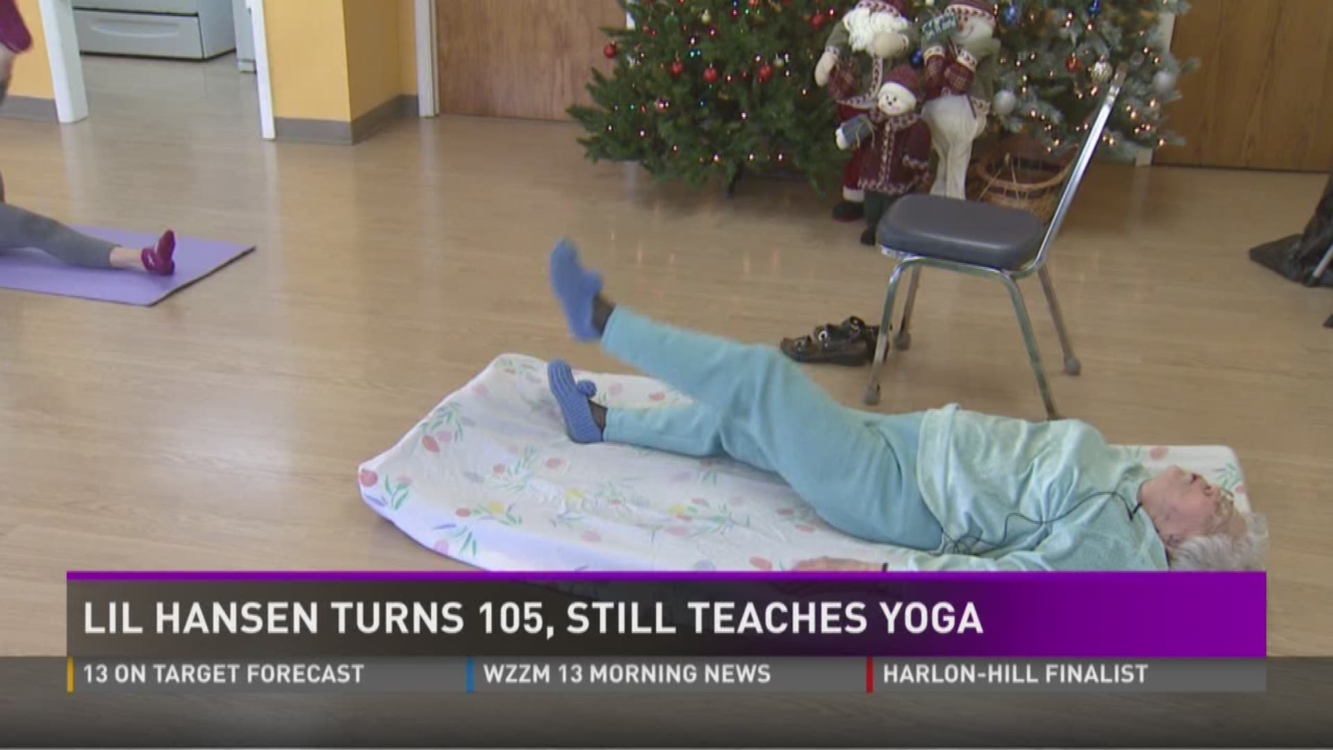 Lil Hansen turns 105, still teaches Yoga