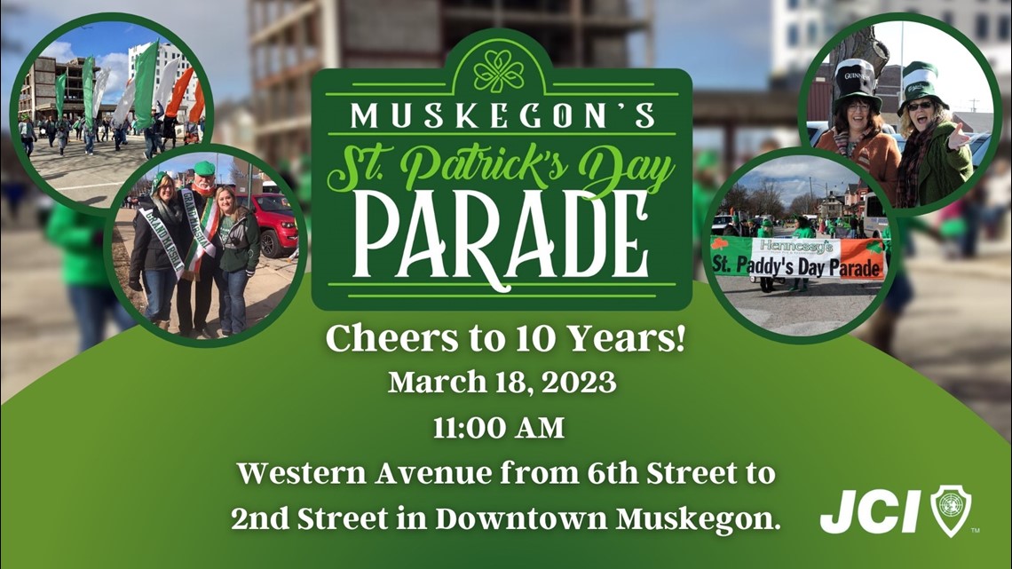 muskegon mi st patricks day parade 2025