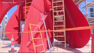 Calder Sculpture Set For A Makeover Wzzm13 Com