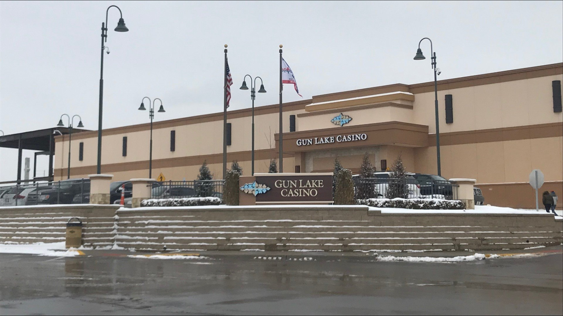 The state's dine-in restaurant ban was extended until Feb. 1, however Gun Lake Casino is not bound to the state order.