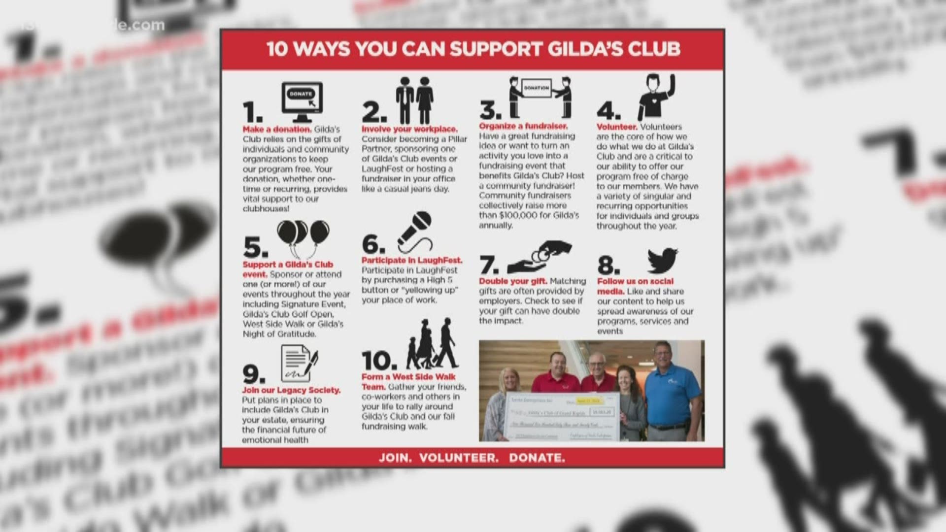 Gilda's Club Grand Rapids is a safe place for grieving cancer patients, their families and survivors.
