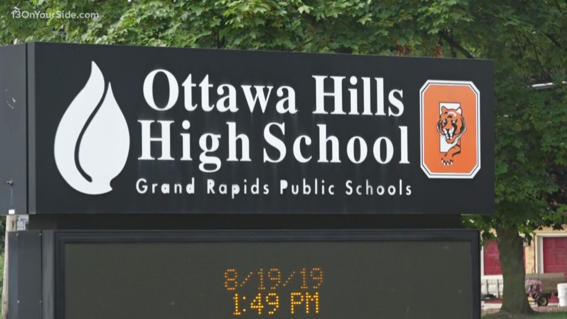 For many students in West Michigan, today is the end of summer and the first day back to school. 13 ON YOUR SIDE's Kristin Mazur is live at Ottawa Hills, where students will be filing in for classes.