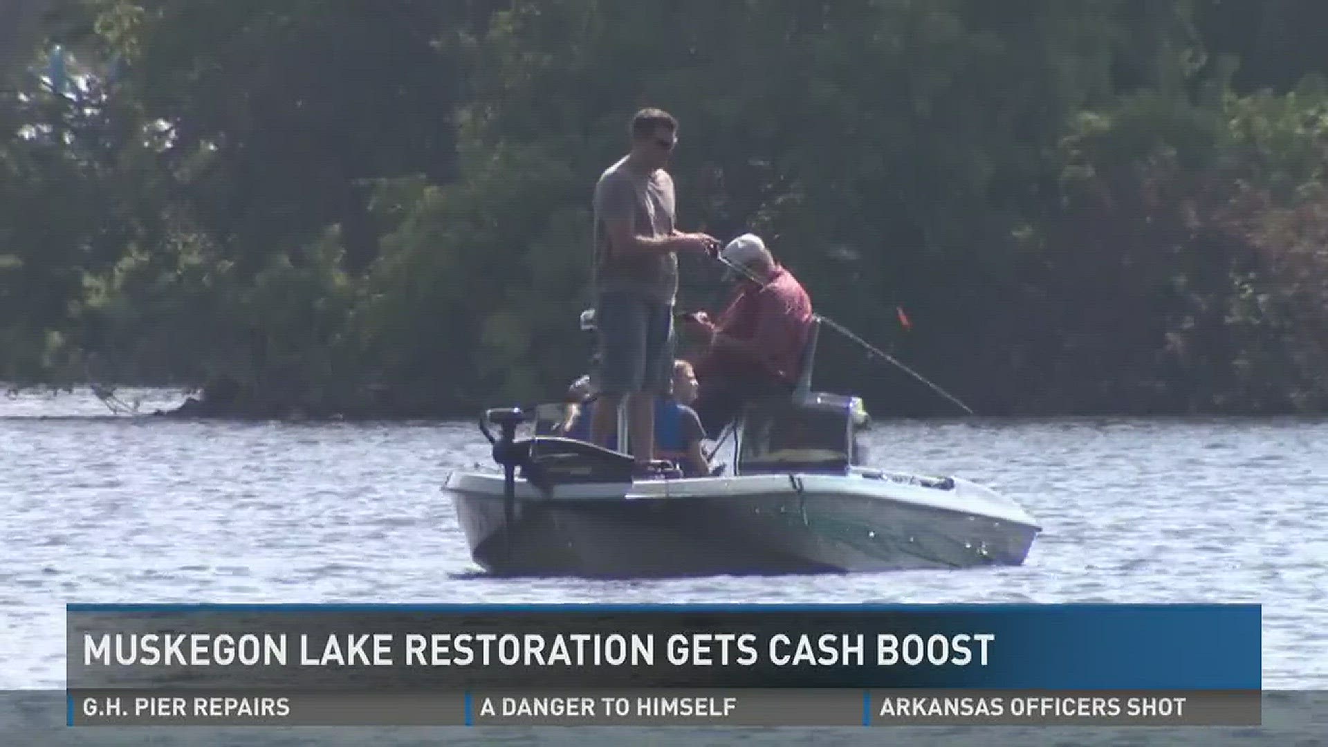 A $7.9 million federal grant was awarded to help with ongoing efforts to clean up Muskegon Lake.